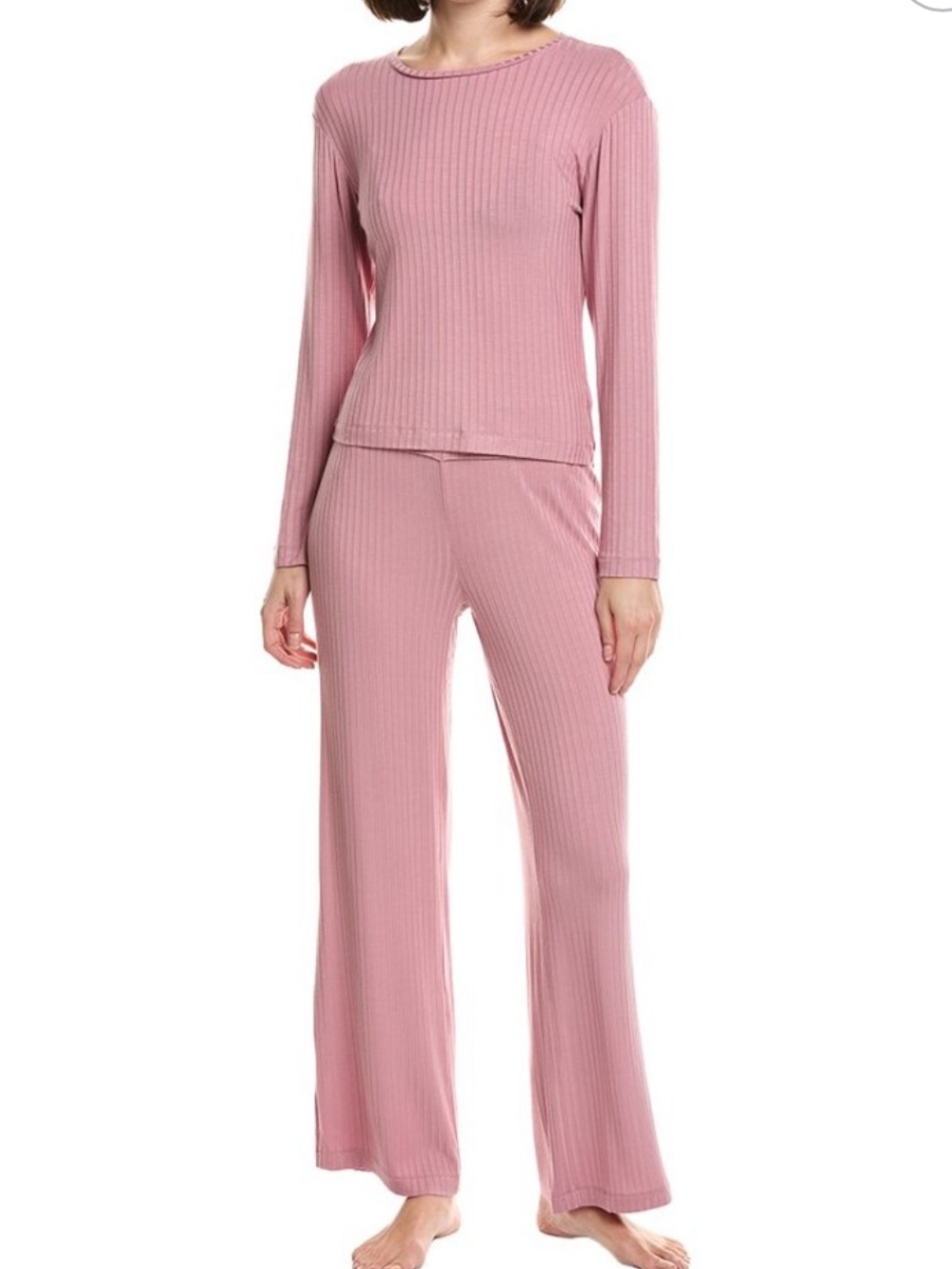 Natori 2-Piece Harmony Rib Pajama Set